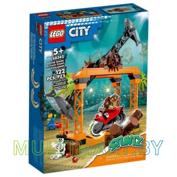 Конструктор LEGO City 60342 Трюковое испытание Нападение акулы